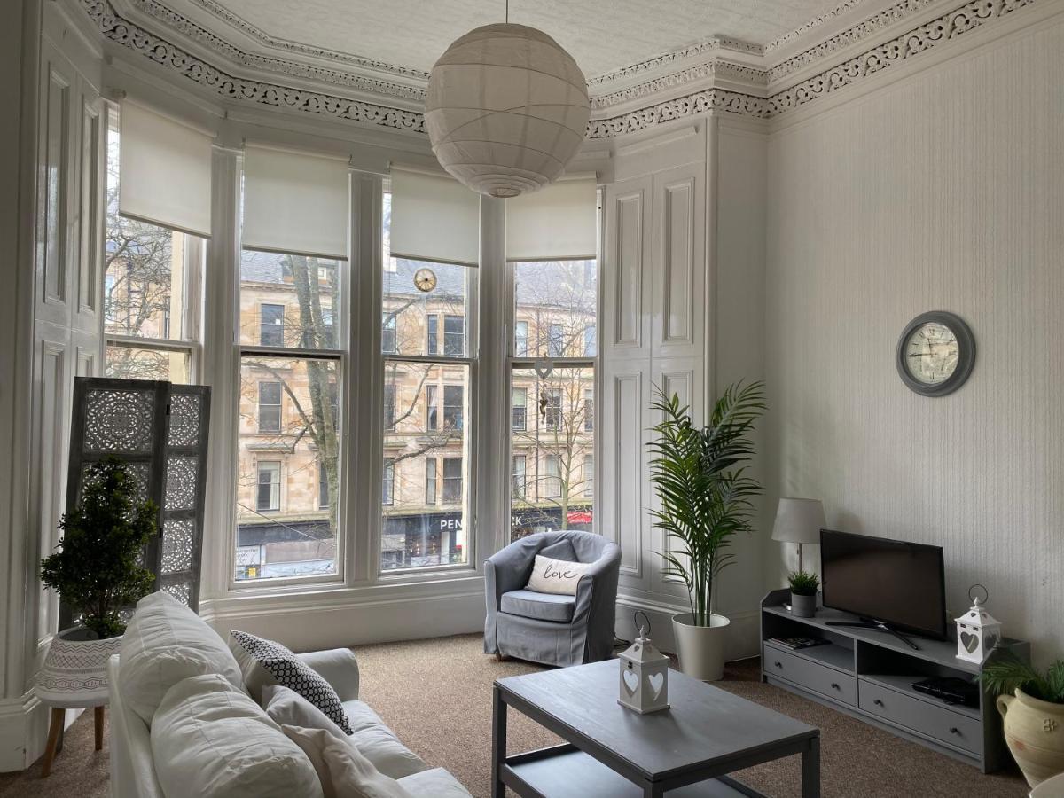 Captivating Apartment In Glasgow Westend Uk Eksteriør bilde